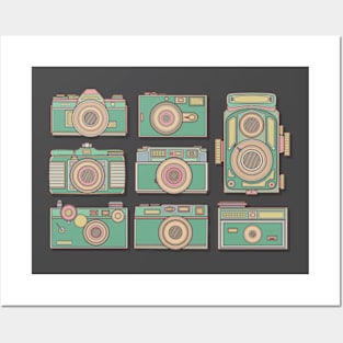 Green Classic Camera Posters and Art